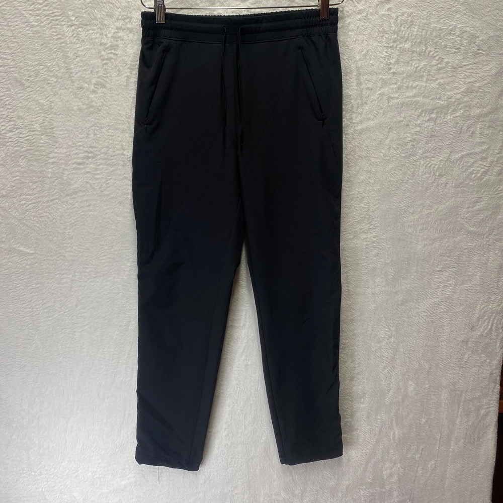 Mondetta Pants Women's Medium Black Casual High Rise Zip Pockets Elastic Waist